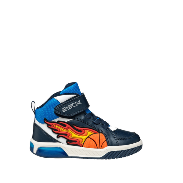 Geox Kinder Veterschoenen J569CC Blauw Geox Kinder Veterschoenen J569CC Blauw