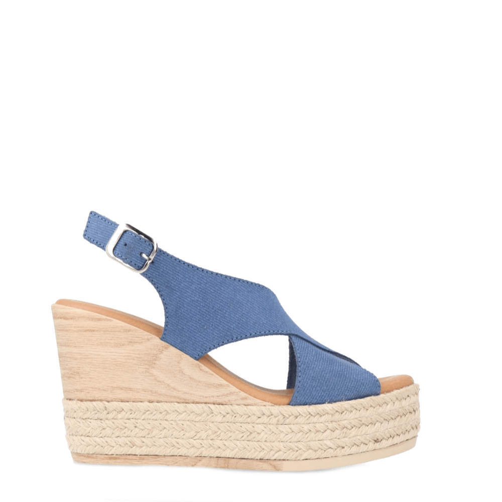 Lola Canales Espadrilles 63001 Blauw - Donelli
