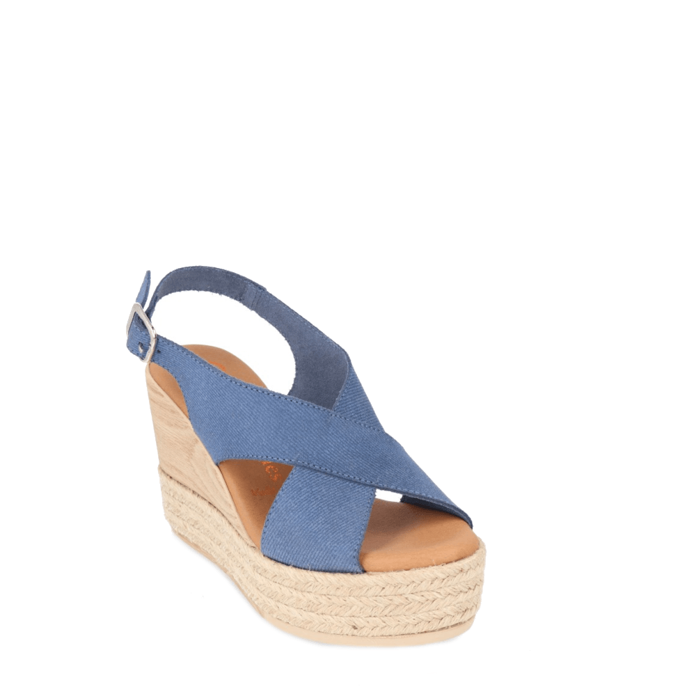 Lola Canales Espadrilles 63001 Blauw - Donelli