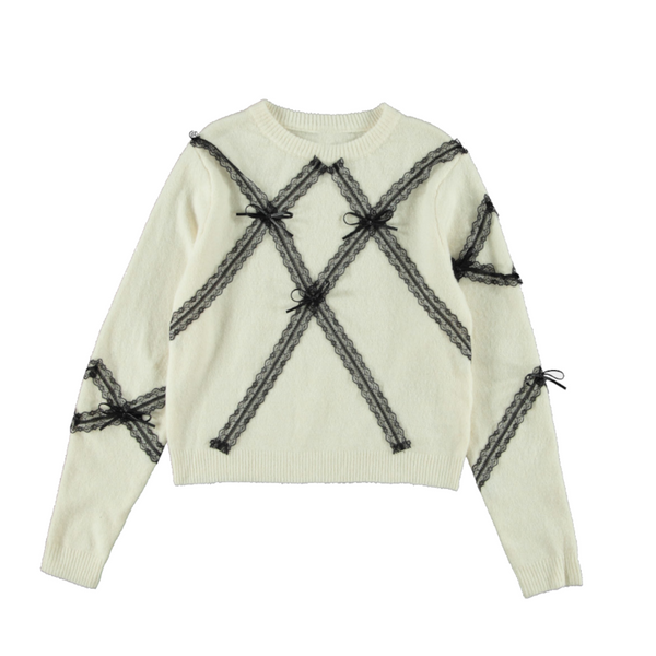 Turquoise Trui D20063 Beige Turquoise Trui D20063 Beige