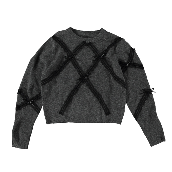 Turquoise Trui D20063 Grijs Turquoise Trui D20063 Grijs