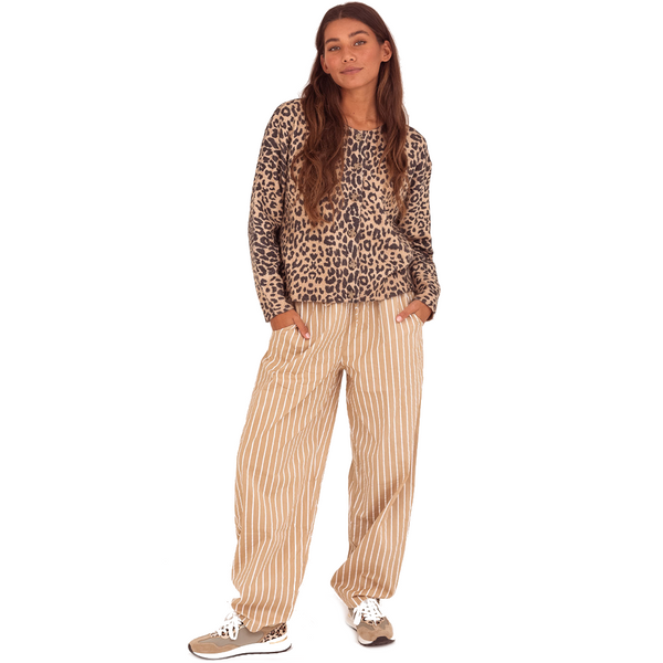 Turquoise Trui 1090 Camel Turquoise Trui 1090 Camel