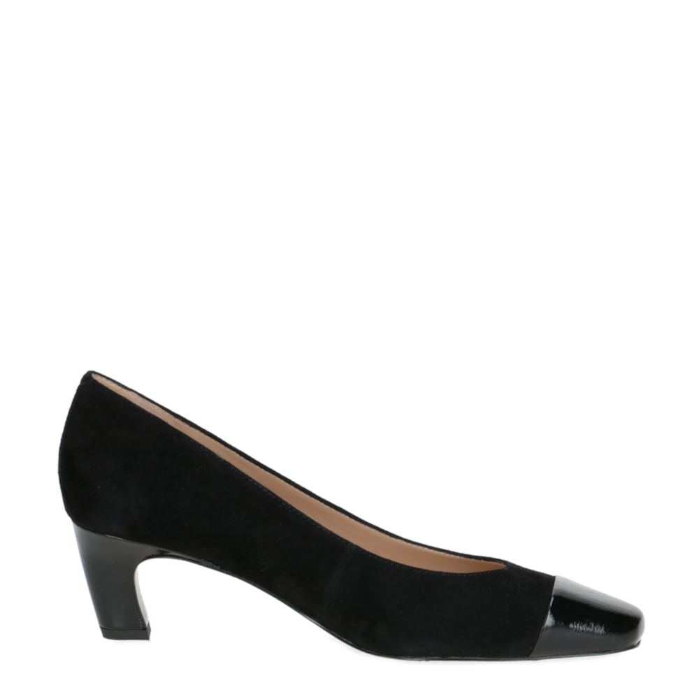 Suede Peter Kaiser Zwarte Pump Peter Kaiser Pumps 9-72403-45-019 Zwart