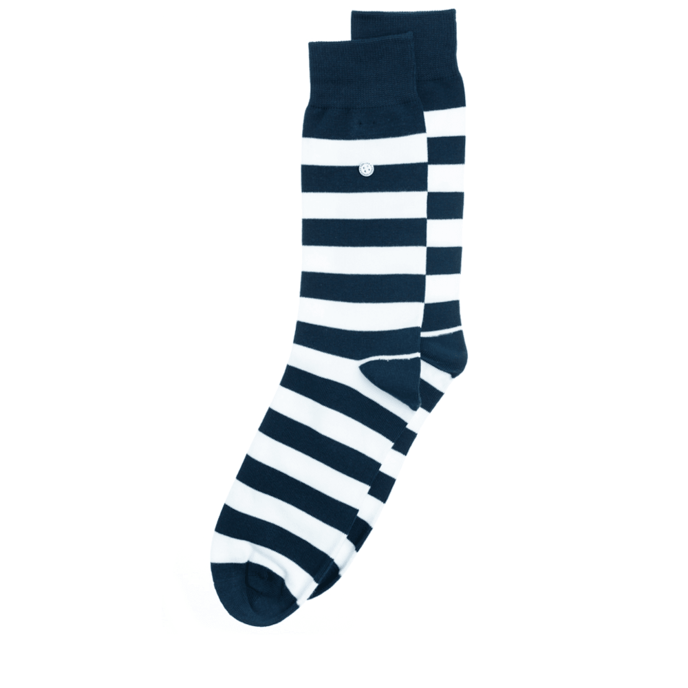 Alfredo Gonzales Sokken The Stripes Blue&White Blauw - Donelli