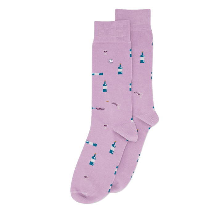 Alfredo Gonzales Sokken Wine AG-SK-WINE-01-141 LILA - Donelli