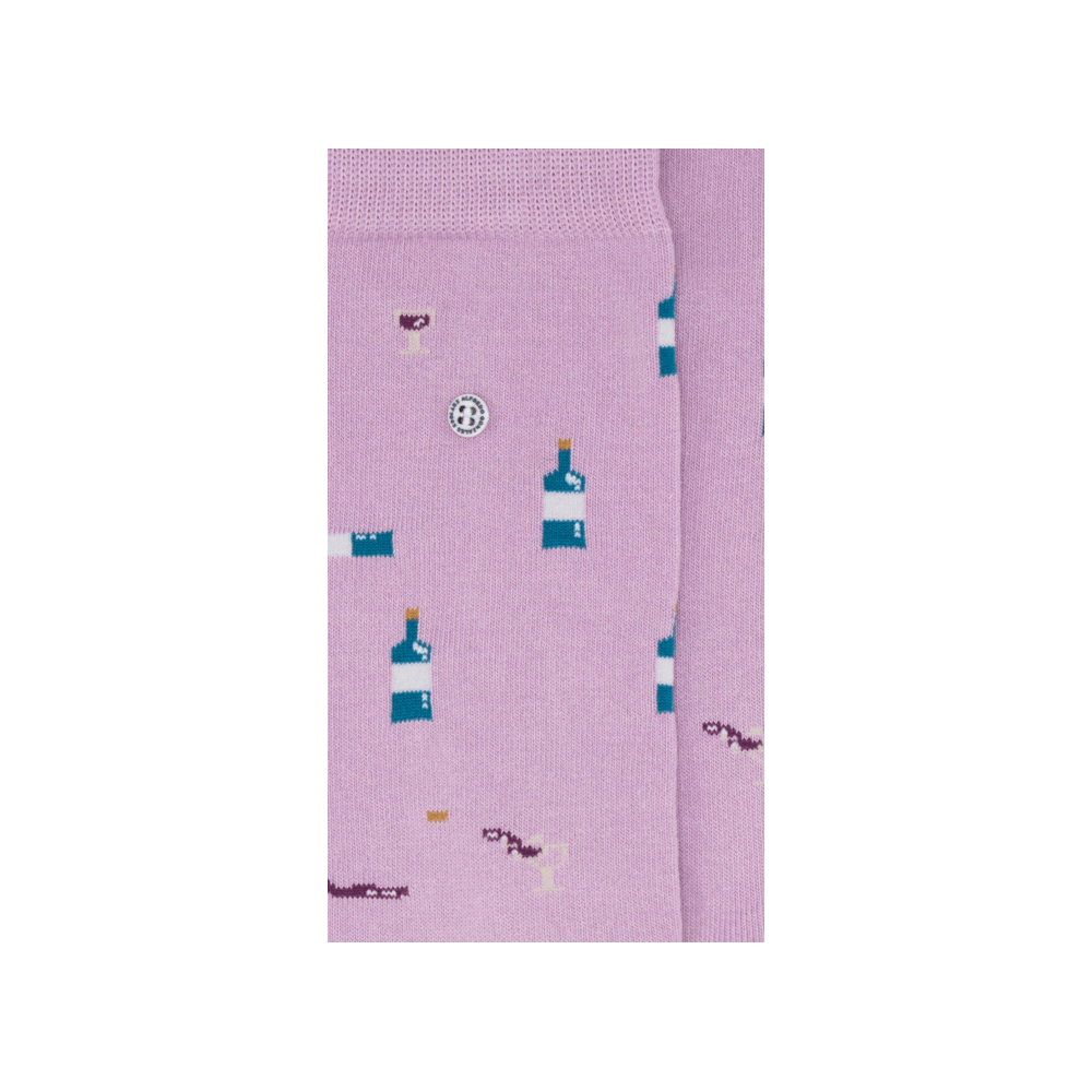 Alfredo Gonzales Sokken Wine AG-SK-WINE-01-141 LILA - Donelli