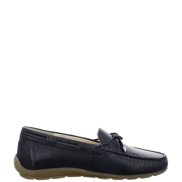 Gabor Zwarte lakleren loafers wintereditie Black Dames Gabor Zwarte lakleren loafers wintereditie Black Dames