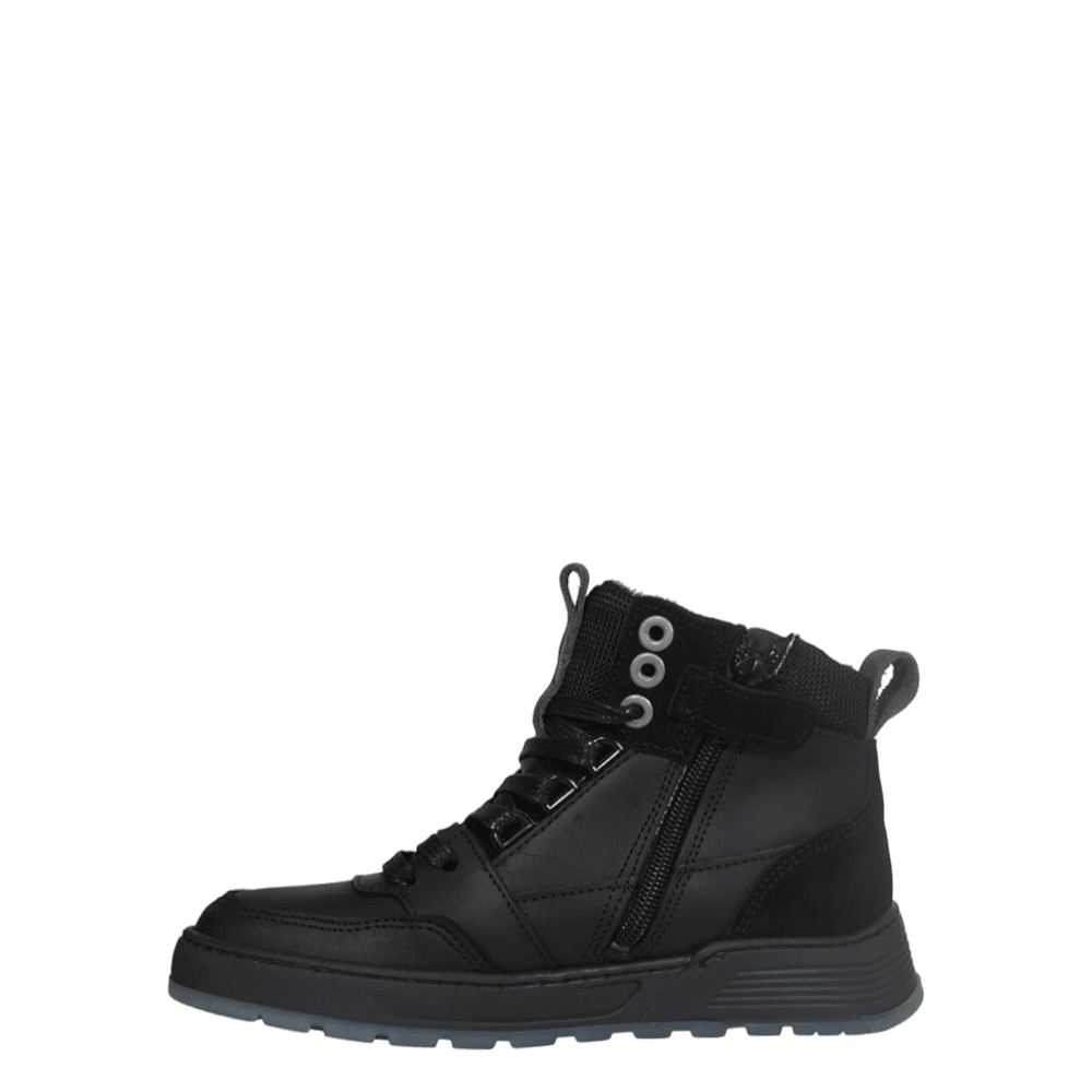 Bull Boxer Kinder Veterschoenen AOF509E6L_BLAC Zwart - Donelli