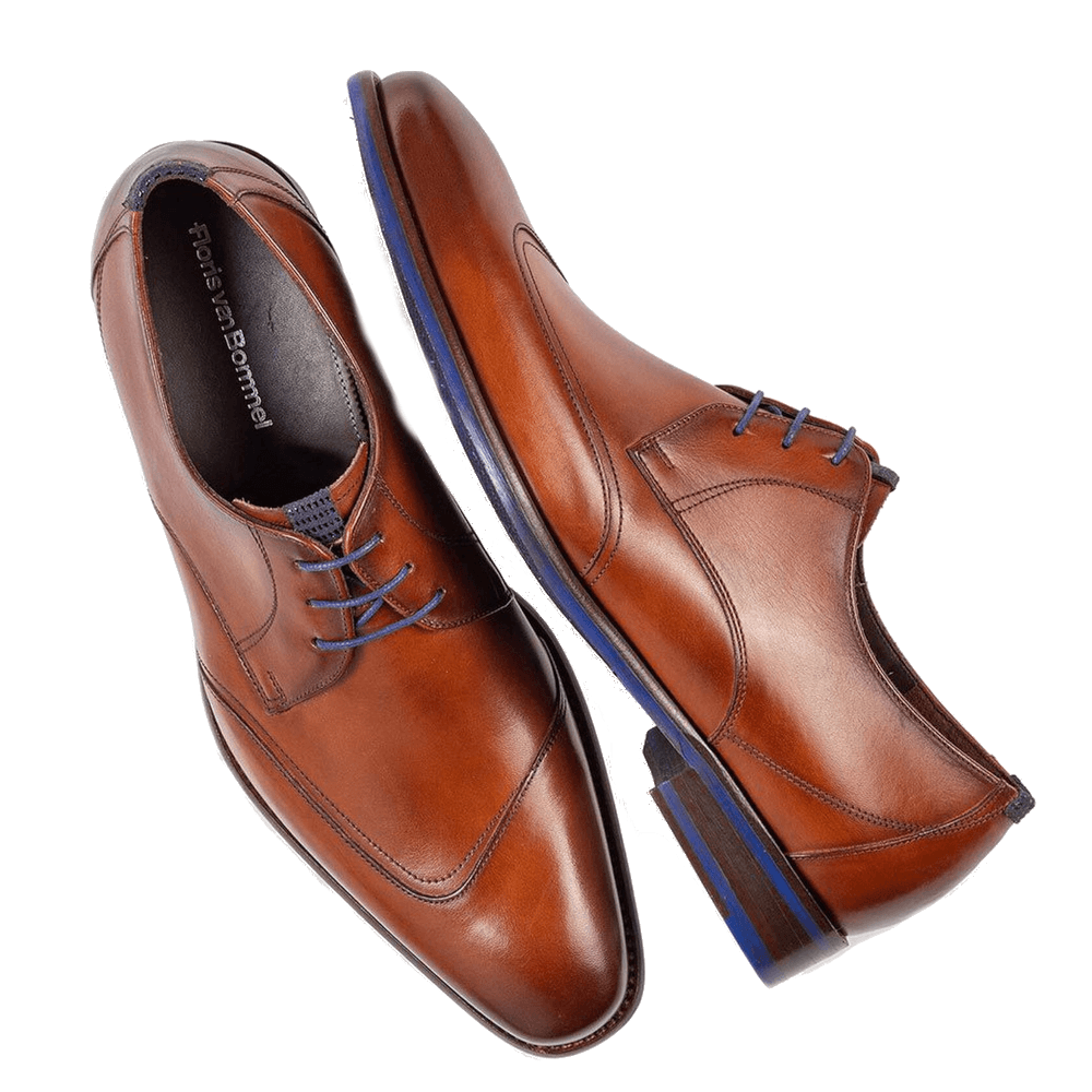 Floris Van bommel Nette Schoenen SFM-30173-24-01 Cognac - Donelli