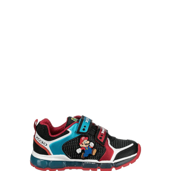 Geox Kinder Veterschoenen J1644A Zwart Geox Kinder Veterschoenen J1644A Zwart