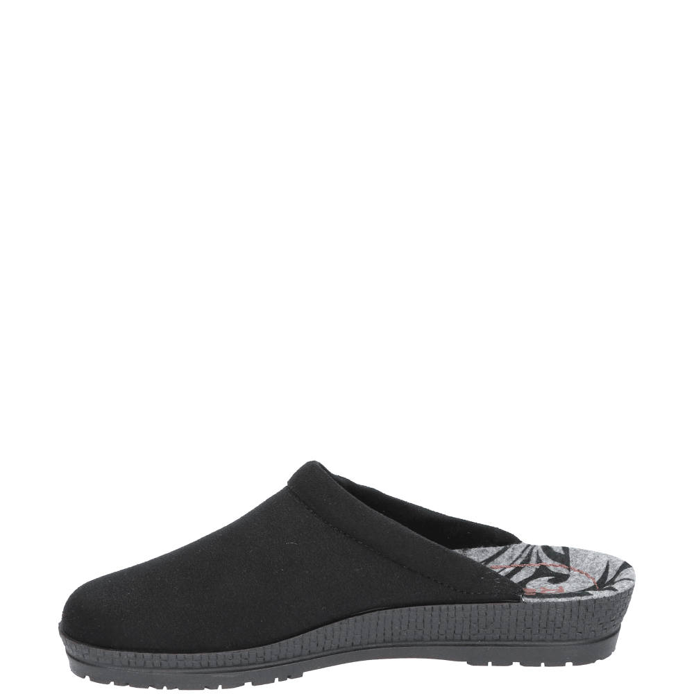 Rohde Pantoffels 2291-90 Zwart - Donelli