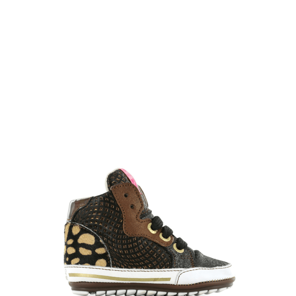 Shoesme Kinder Veterschoenen BPW011-A Zwart - Donelli