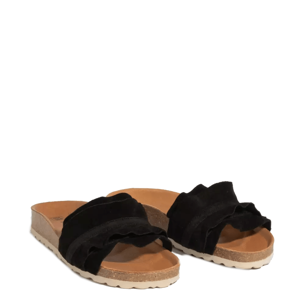 Verbenas Slippers Rocio Zwart - Donelli