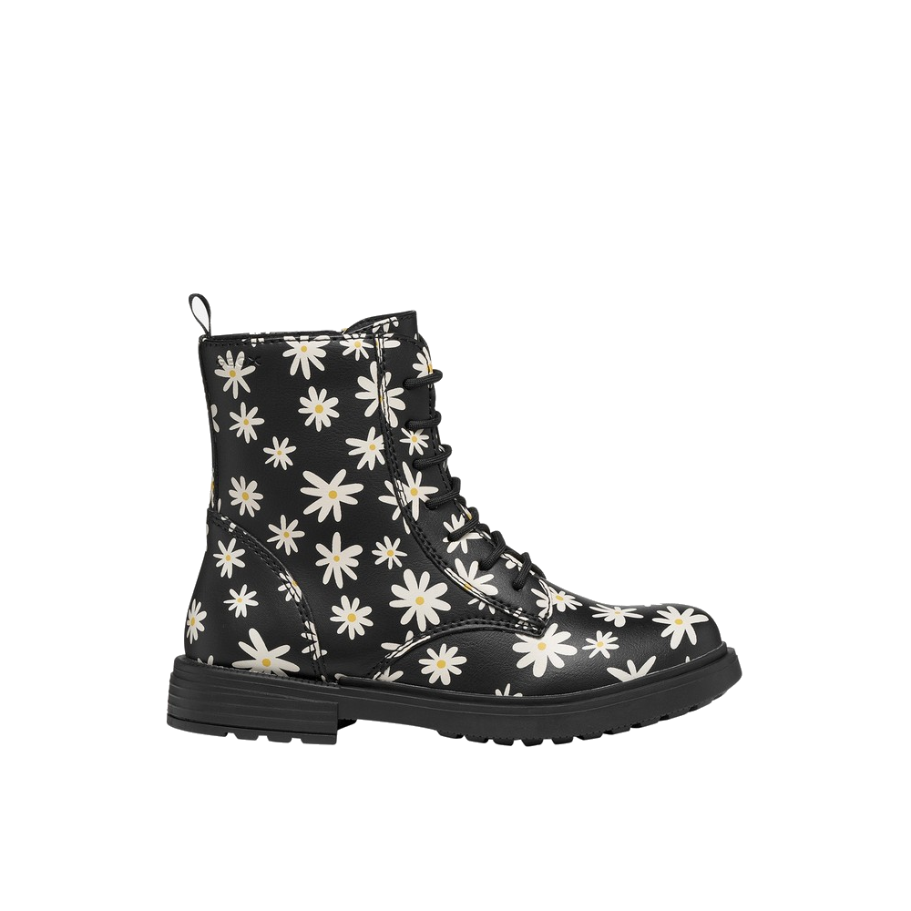 Geox Kinder Veterschoenen J049QD Zwart by Geox
