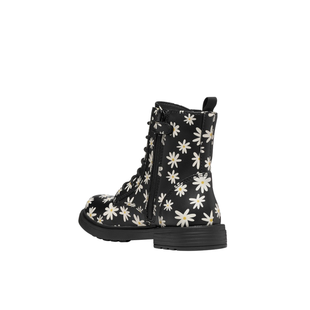Geox Kinder Veterschoenen J049QD Zwart by Geox