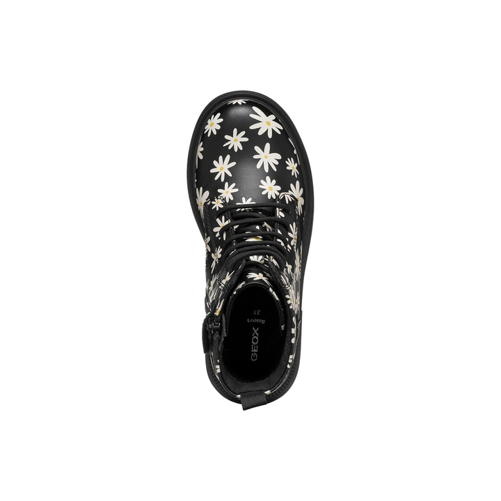 Geox Kinder Veterschoenen J049QD Zwart by Geox