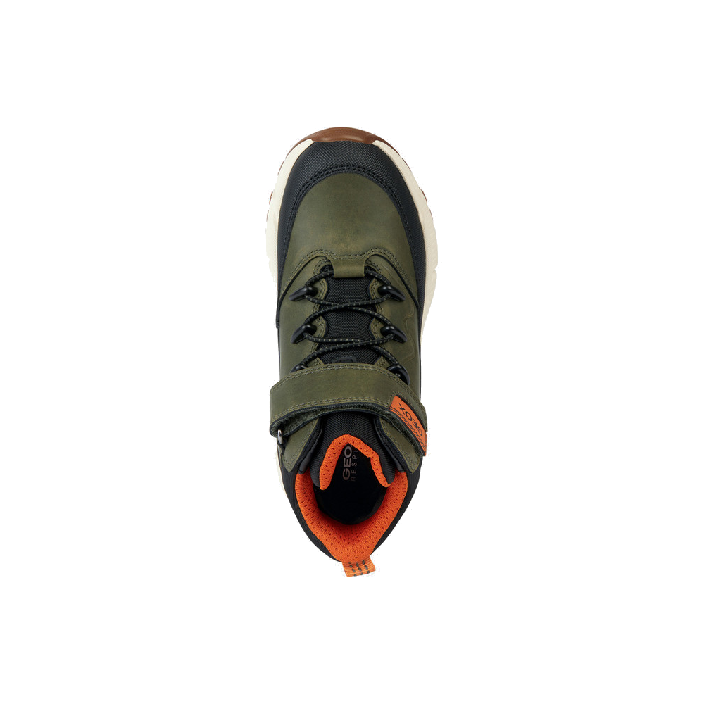 Geox Kinder Veterschoenen J36LCG Groen by Geox