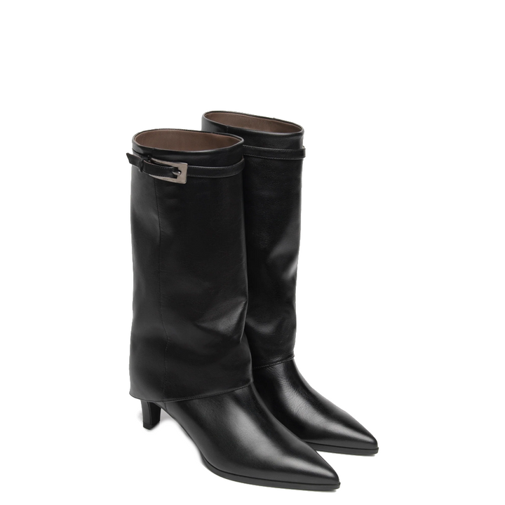 NeroGiardini Enkellaarsjes I617790DE Zwart by NeroGiardini
