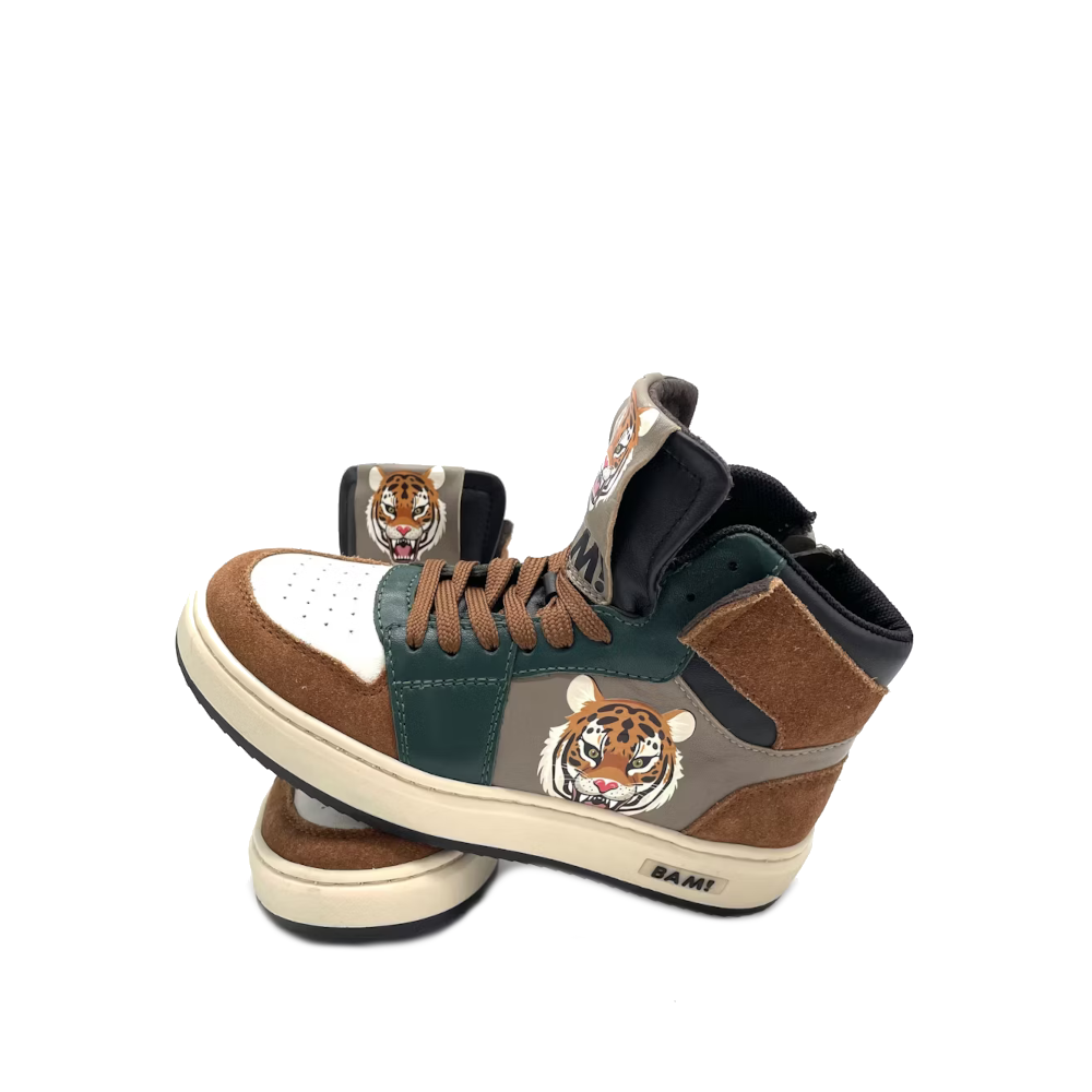 Bam Kinder Veterschoenen B1657 Bruin