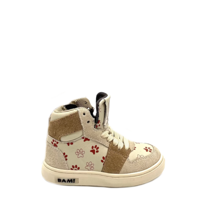 Bam Kinder Veterschoenen B1664 Beige