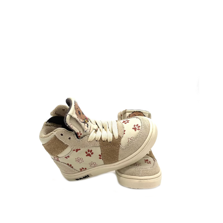 Bam Kinder Veterschoenen B1664 Beige