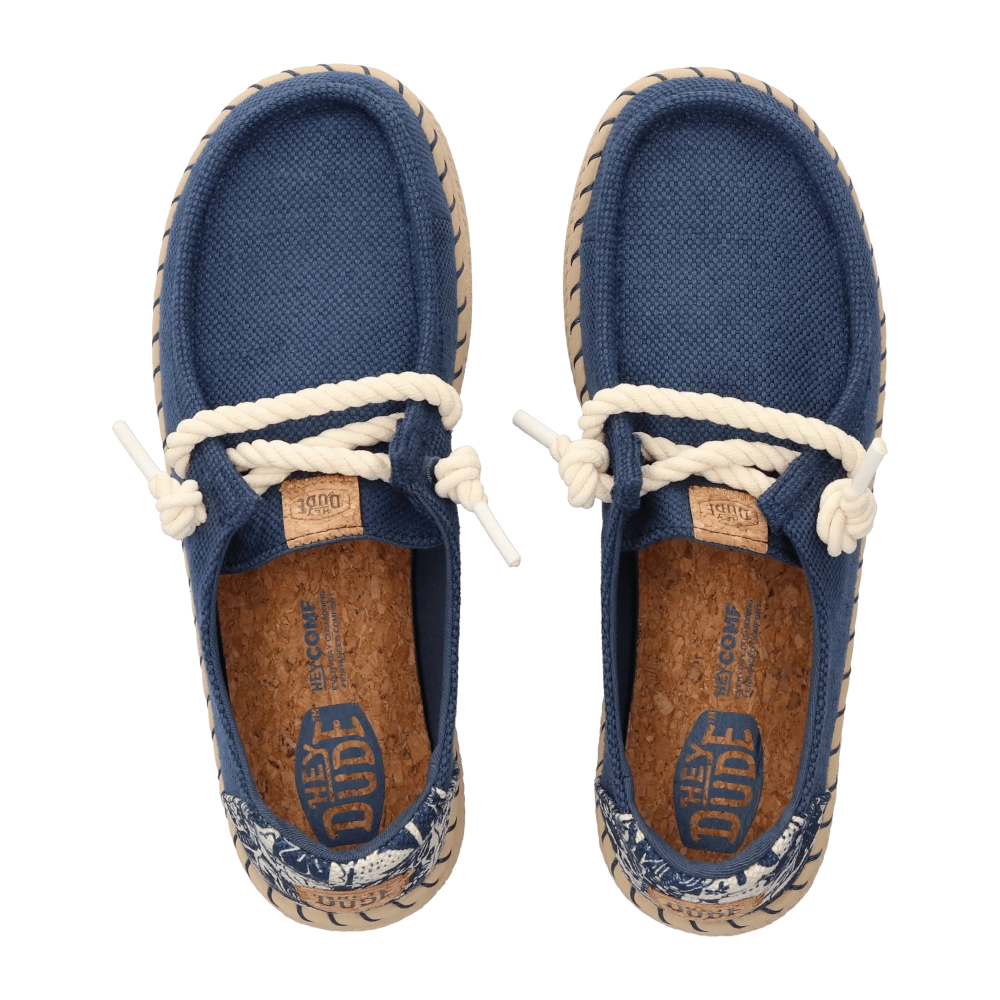 Hey Dude veterschoenen Wendy Blauw
