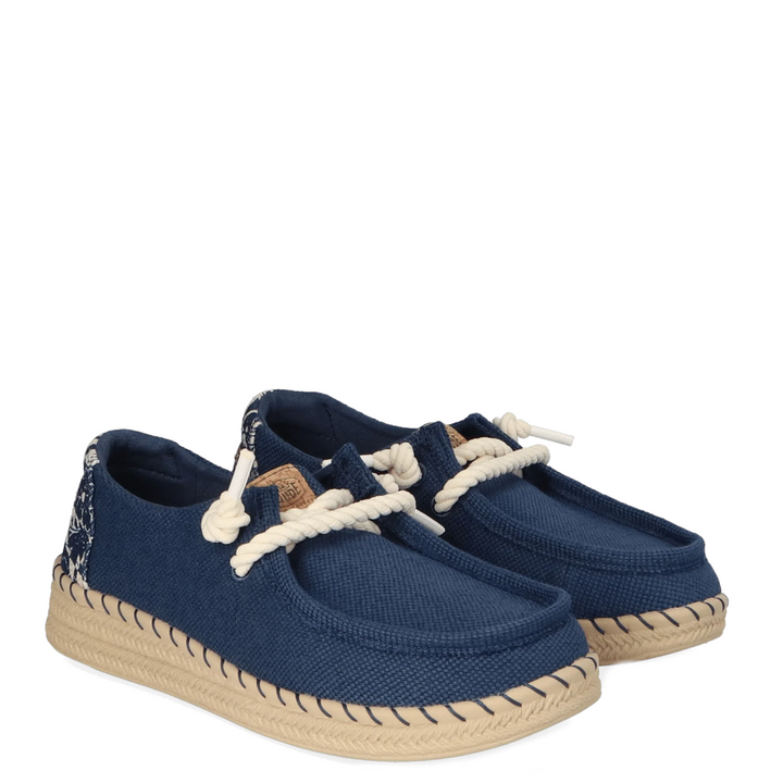 Hey Dude veterschoenen Wendy Blauw