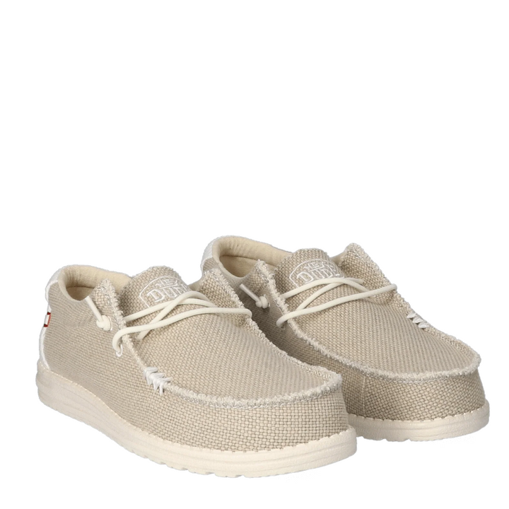 Hey Dude veterschoenen Wally Beige