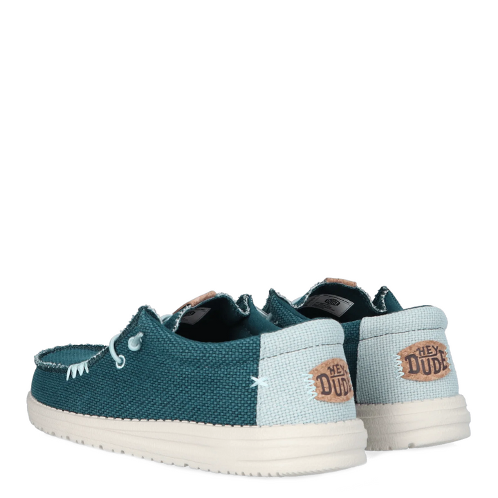 Hey Dude veterschoenen Wally Petrol
