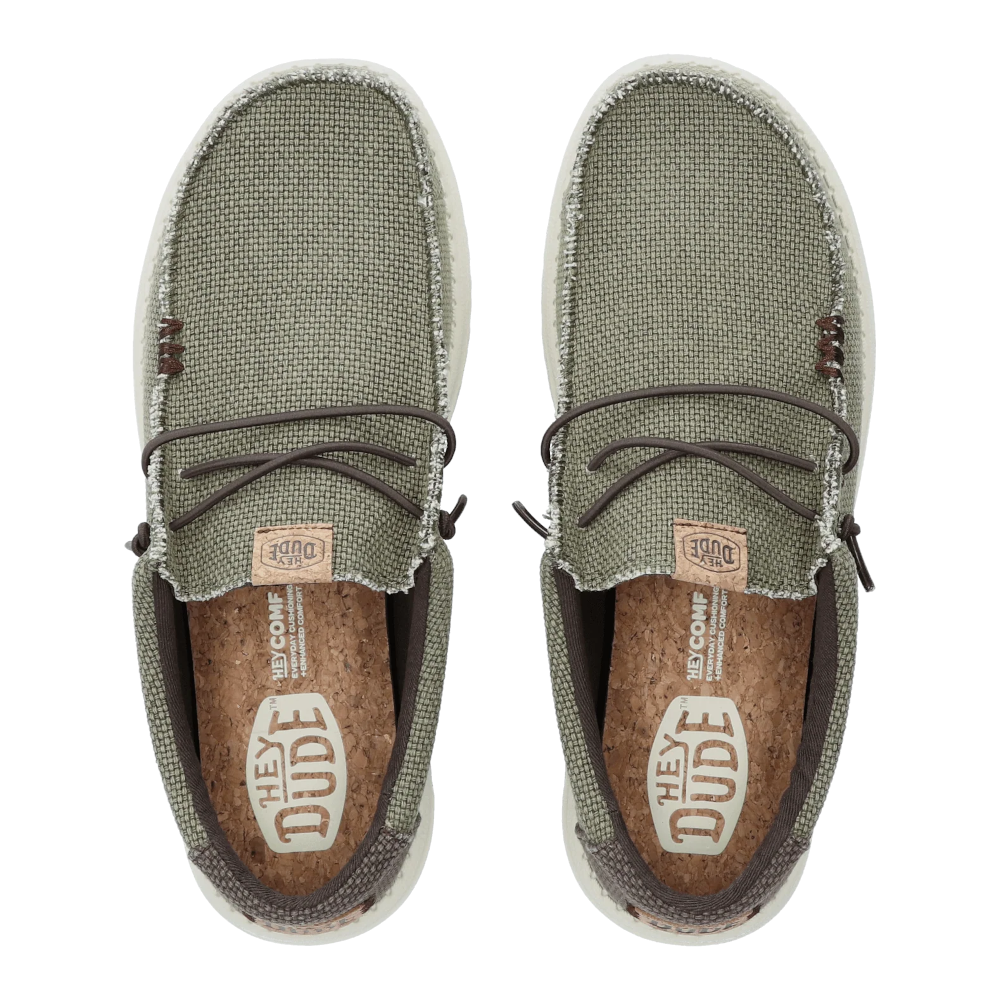 Hey Dude veterschoenen Wally Groen