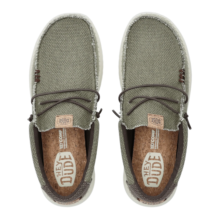 Hey Dude veterschoenen Wally Groen