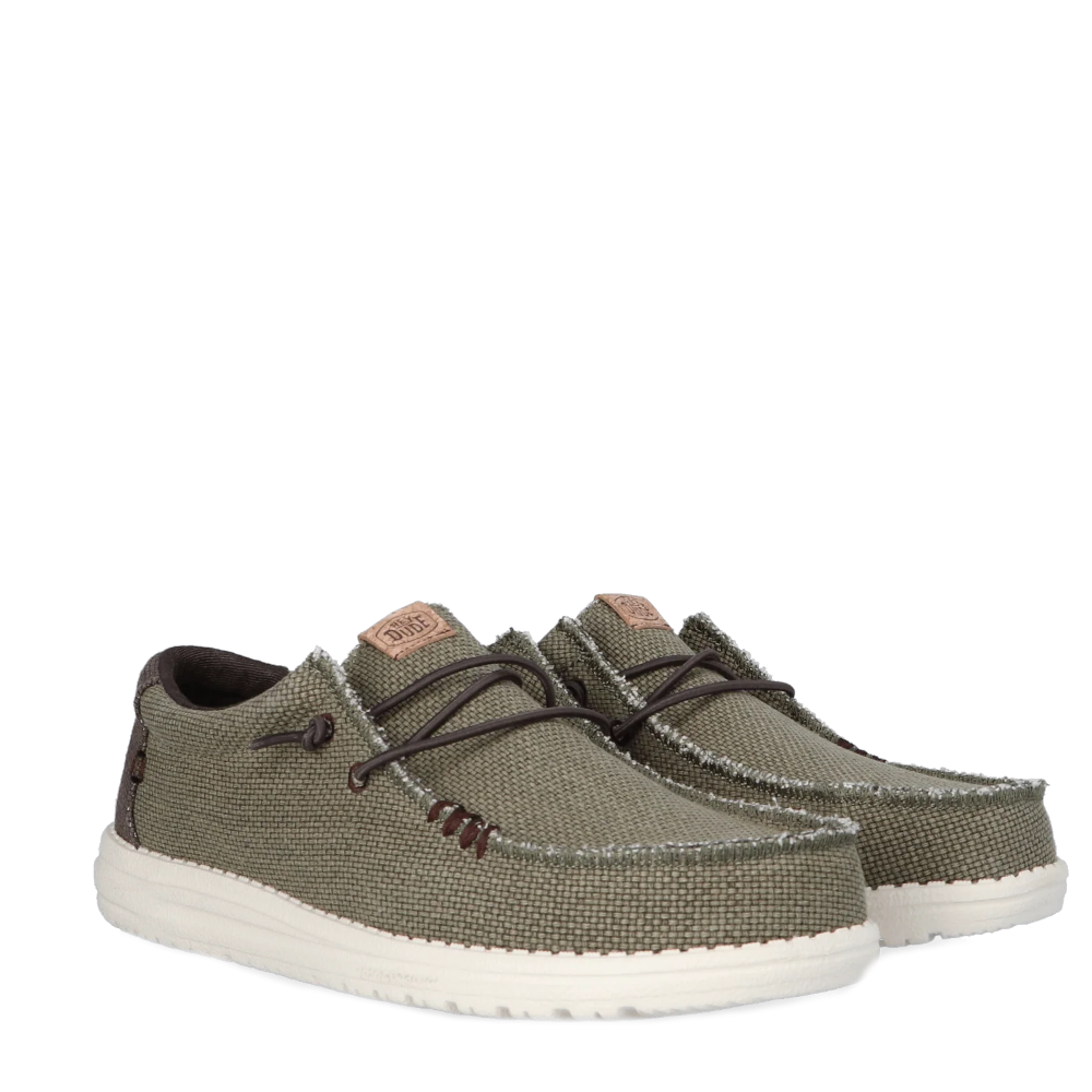 Hey Dude veterschoenen Wally Groen