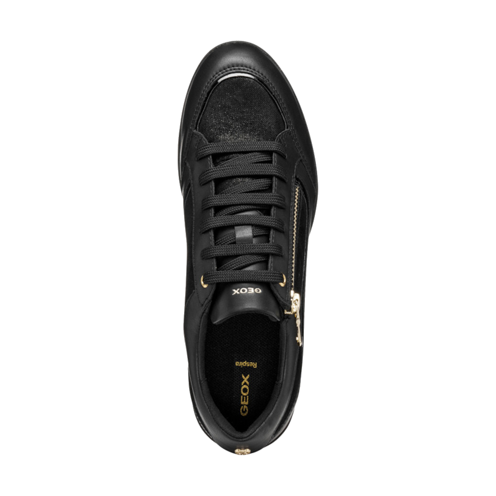 Geox Veterschoenen D563BB Zwart