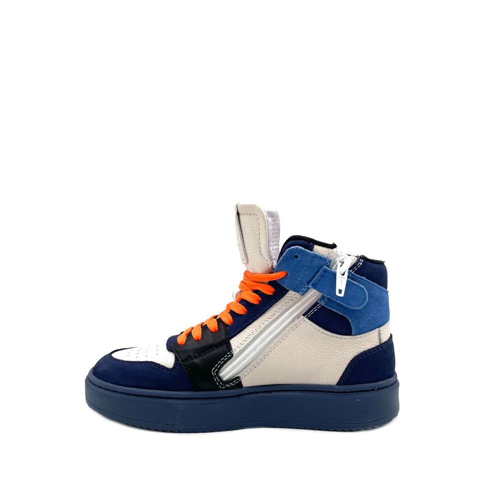 Bam Kinder Veterschoenen B1655 Blauw