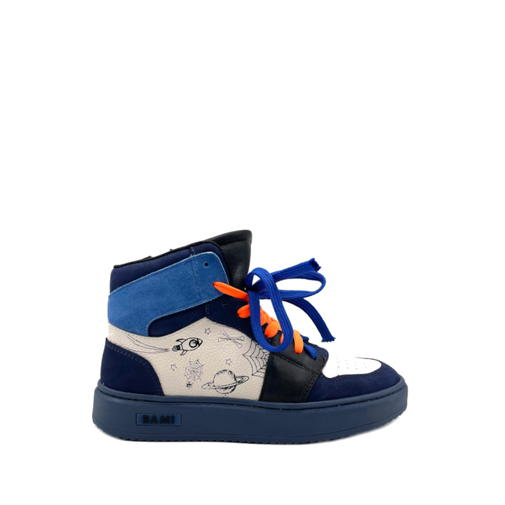 Bam Kinder Veterschoenen B1655 Blauw