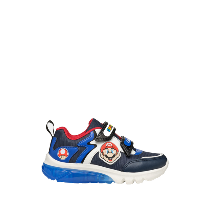 Geox Kinder Veterschoenen J46LBI Blauw