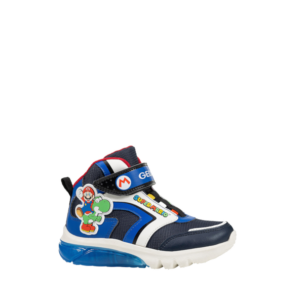 Geox Kinder Veterschoenen J46LBJ Blauw