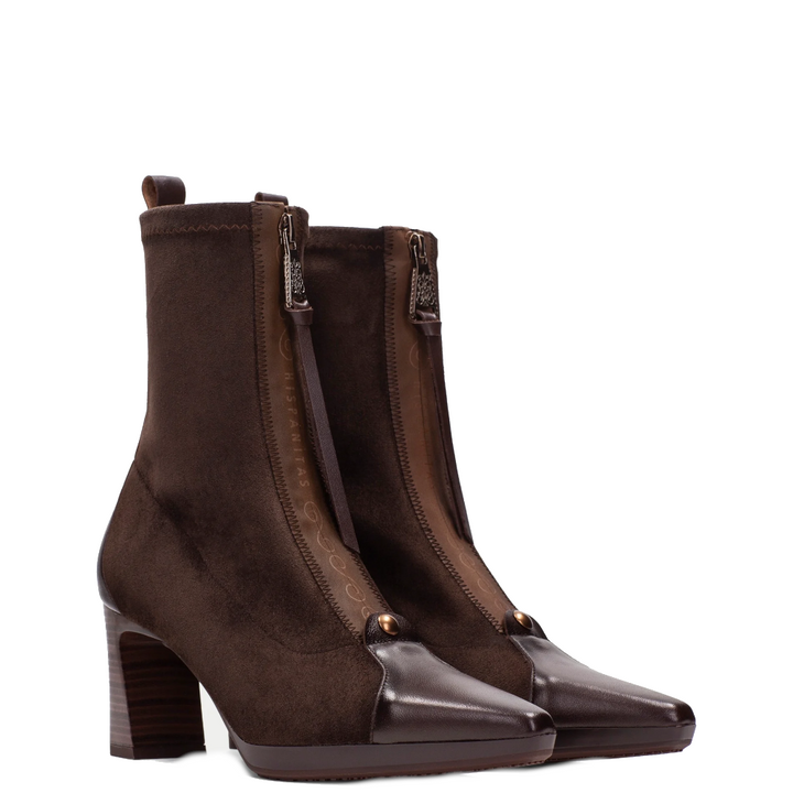 Hispanitas Enkellaarsjes HI265085 Bruin by Hispanitas