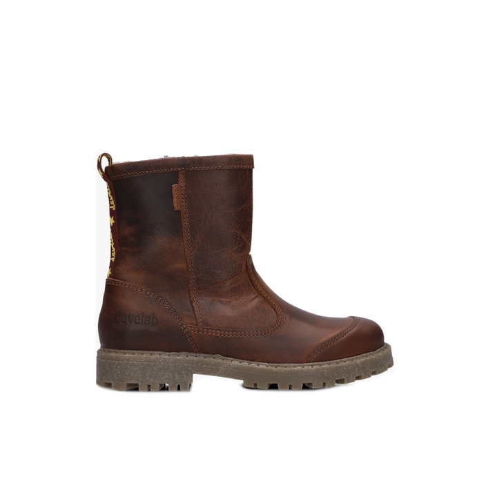 Develab Kinder boots 45877 Cognac