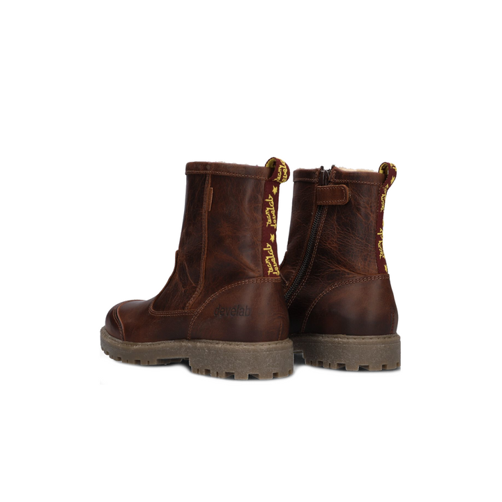 Develab Kinder boots 45877 Cognac