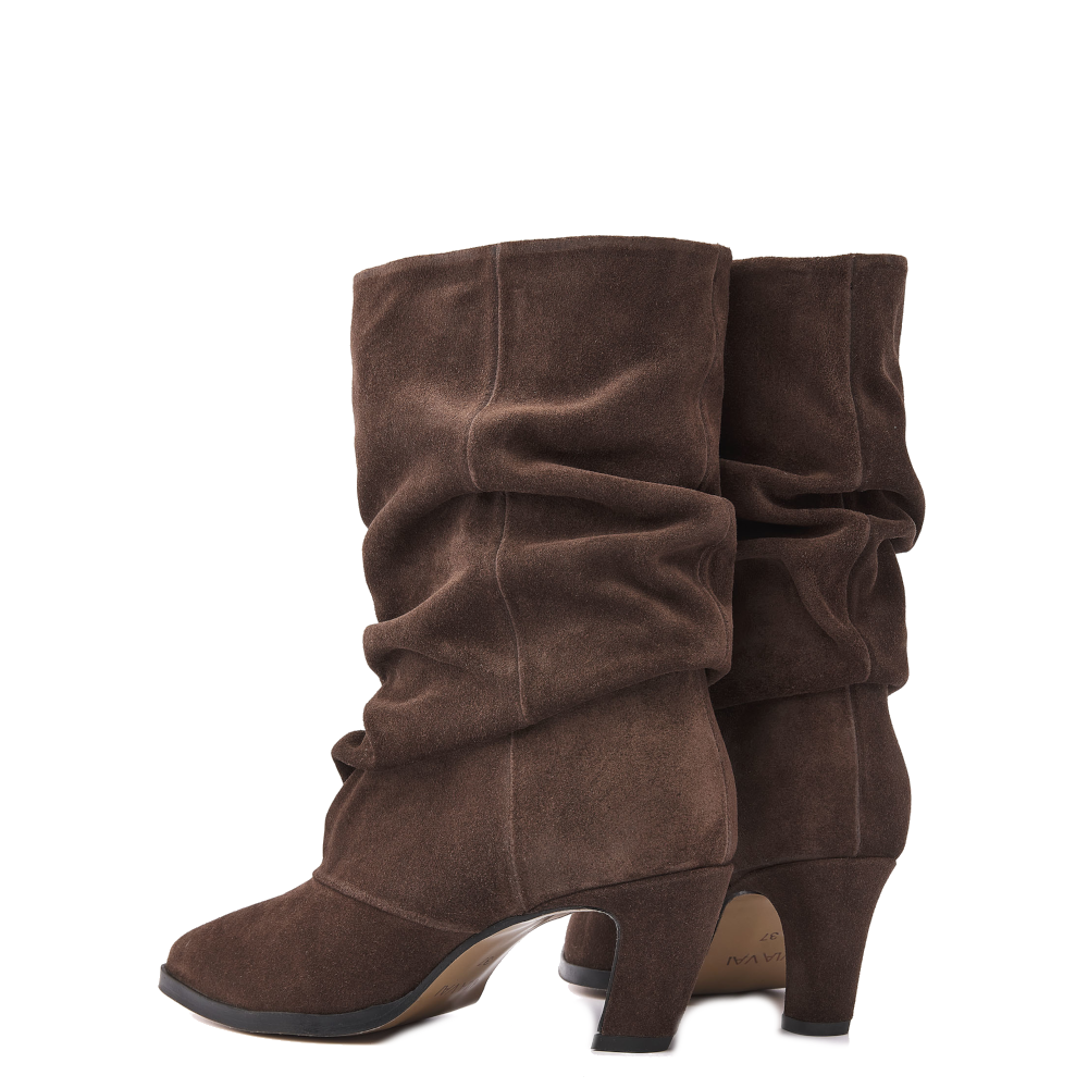 Via Vai Enkellaarsjes 62492-01-316 Bruin by Via Vai