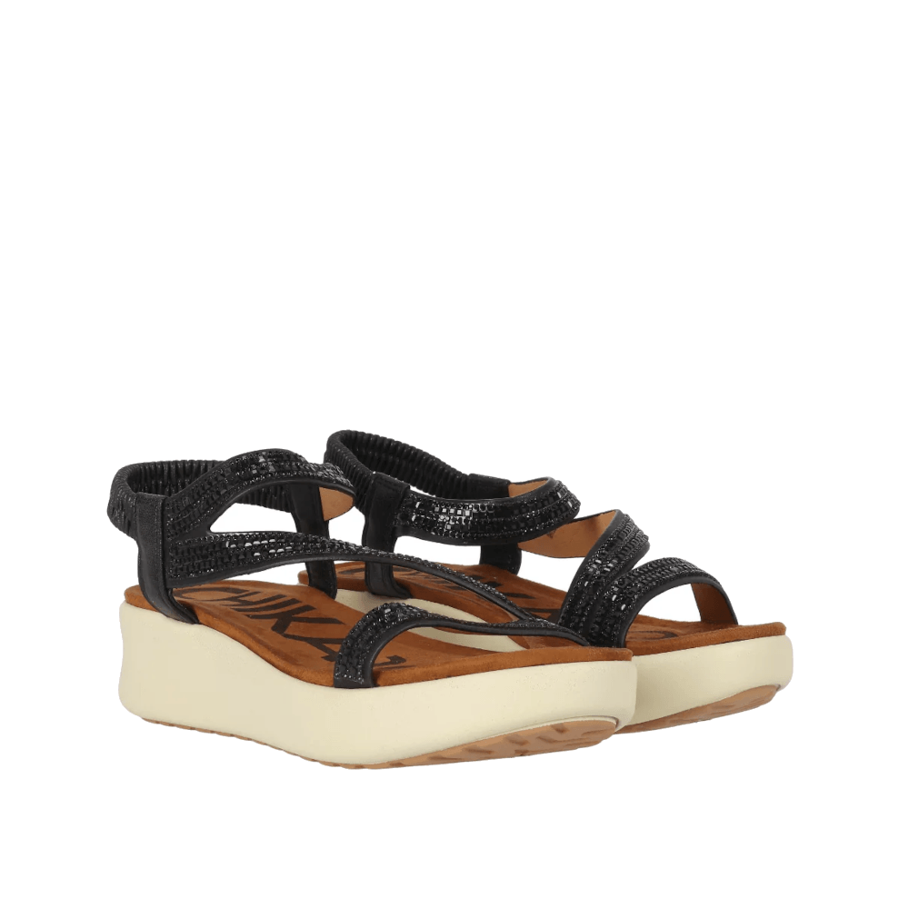 Chika10 Sandalen Prinsesa 01 Zwart - Donelli