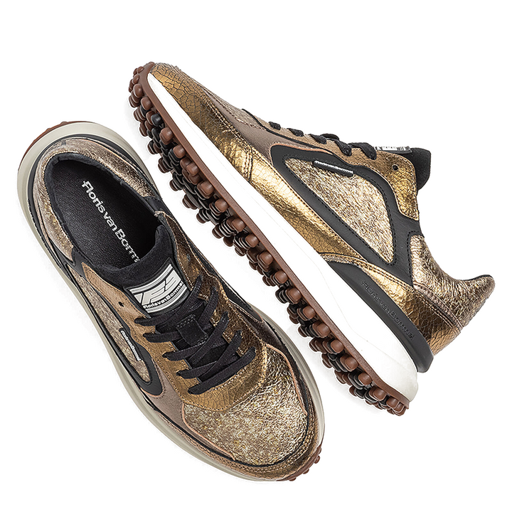 Floris van Bommel Veterschoenen SFW-10107-91-01 Goud