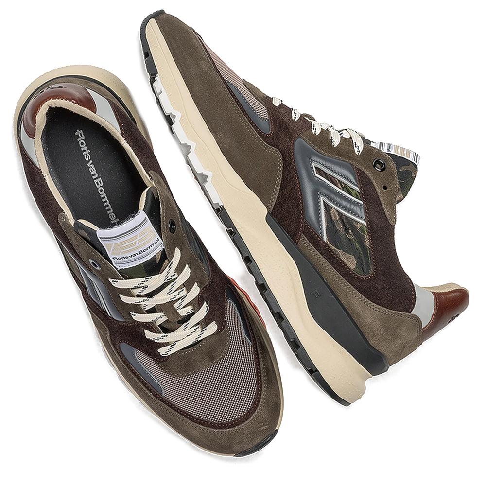 Floris van Bommel Veterschoenen SFM-10154-51-02 Groen