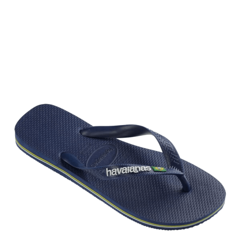 Havaianas Brasil logo Slippers Blauw - Donelli