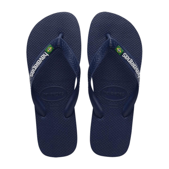 Havaianas Brasil logo Slippers Blauw - Donelli