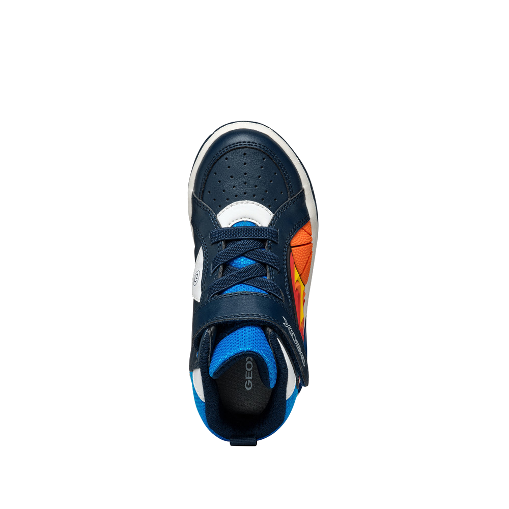 Geox Kinder Veterschoenen J569CC Blauw
