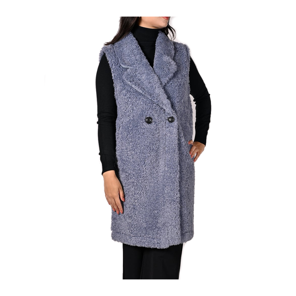 Giuliano Jas Teddy Gilet 62253 Blauw