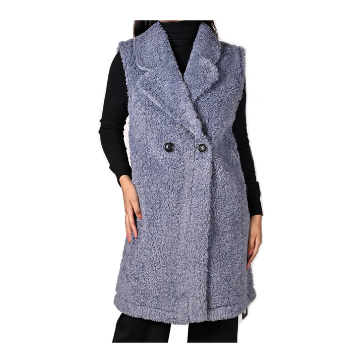 Giuliano Jas Teddy Gilet 62253 Blauw