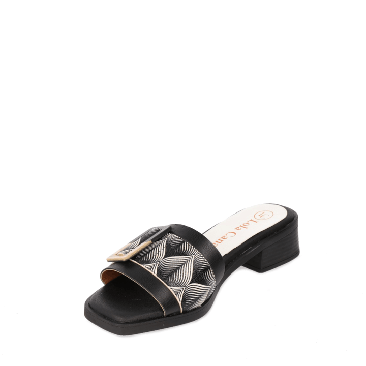 Lola Canales Slippers 10002 Zwart - Donelli